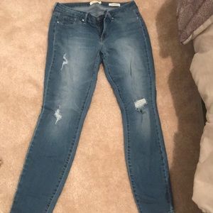 Jessica Simpson 30 Kiss Me Super Skinny Light Wash